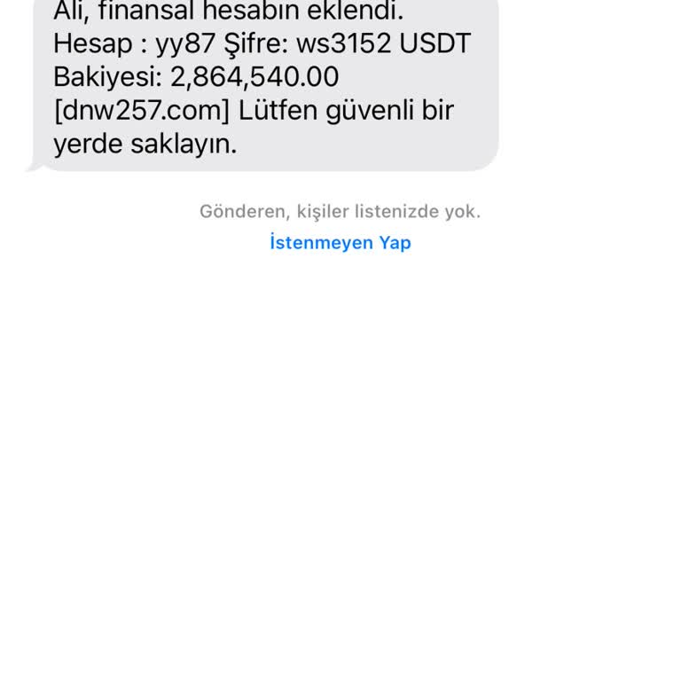 BTK Alakamın Olmadığı Bir E Posta Adresinden SMS Yoluyla Gelen Mesaj