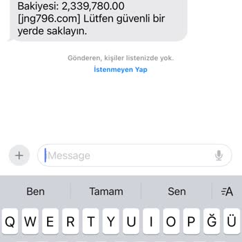 WhatsApp Finansal Hesabın Eklendi Mesajı!