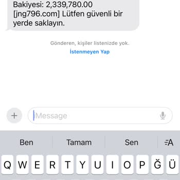 WhatsApp Finansal Hesabın Eklendi Mesajı!