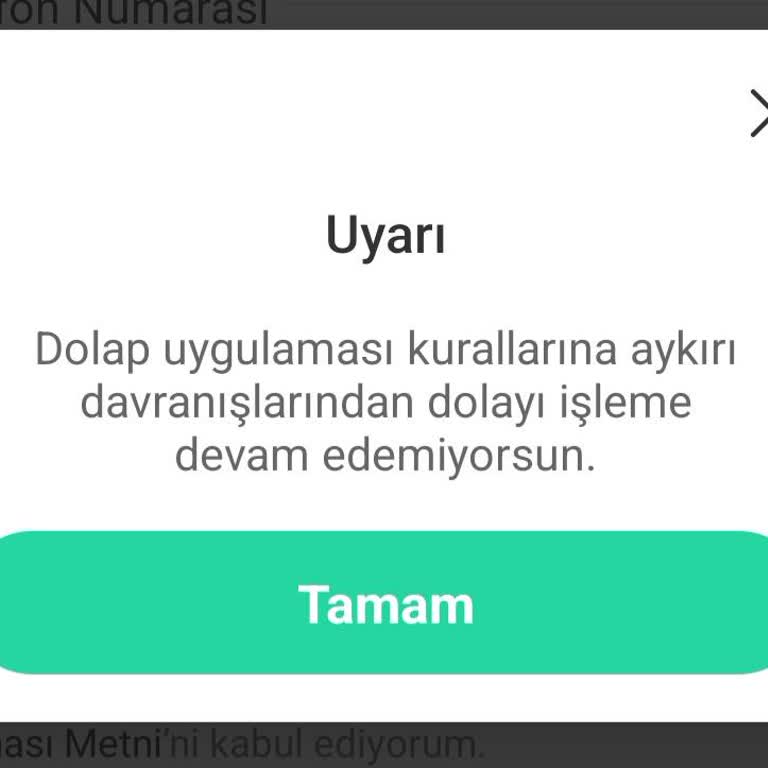 Dolap Haksız Yere Hesabımı Kapattı