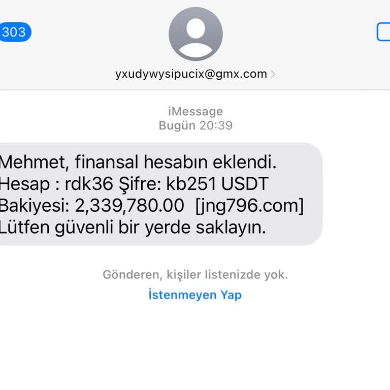 Apple Finansal Hesap Bildirimi