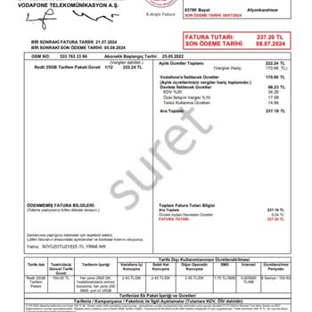Yanlış Paket Seçimi ve Fatura Artışı Sorunu