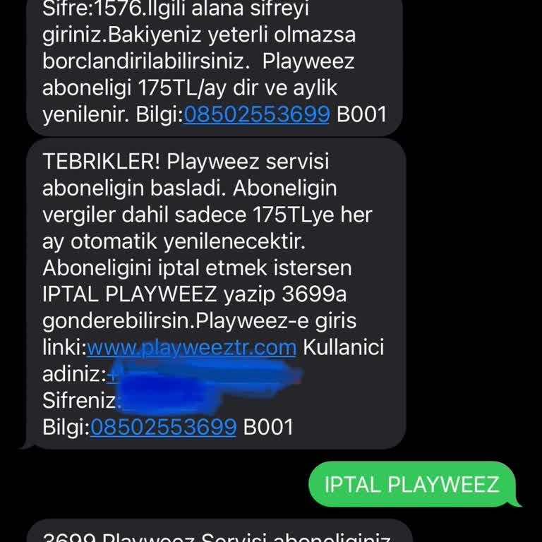 Mağdur Eden 3699 Playweez Aboneliği Hakkında