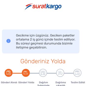 Sürat Kargo Paketimi Kaybetti, 1 Haftadır Ulaşılamıyor!