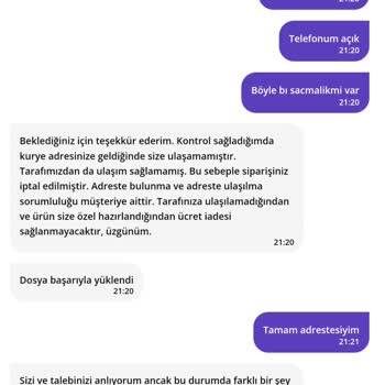 Getir Yanlış Adrese Teslimat Ve İptal Sorunu