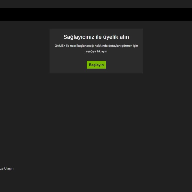 Geforce Now Oturum Açılmama Sorunu