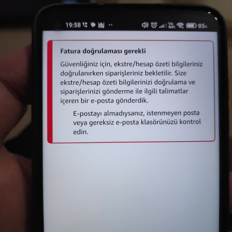 Amazon Uygulaması Giriş Sorunu