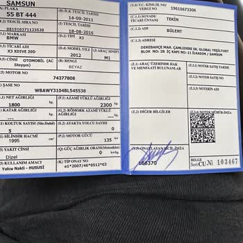 Kosifler Oto BMW X3 E G R Aksiyonunun Giderilmemesi