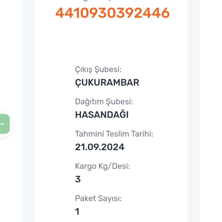Aras Kargo Şikayet Ürün Teslim Edilmemesi Çukurambar/ Ankara