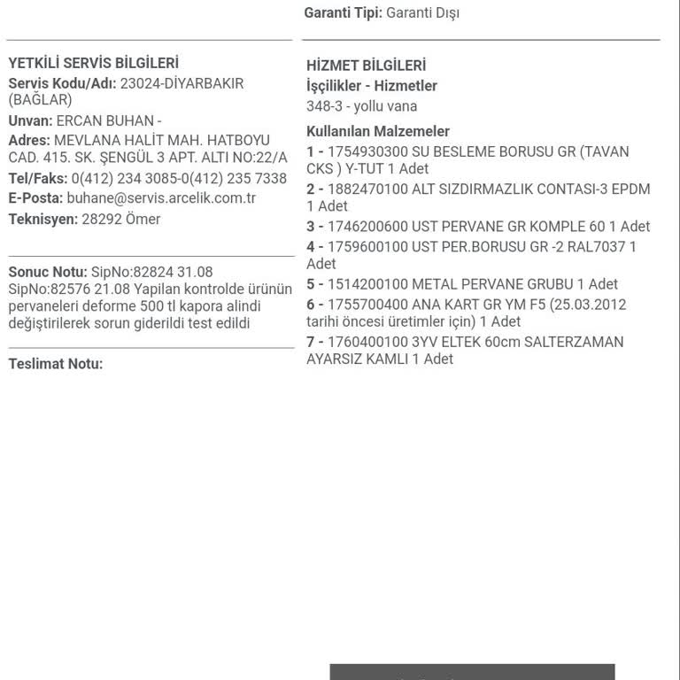 Beko Terbiye Yoksunu Servis Elemanı