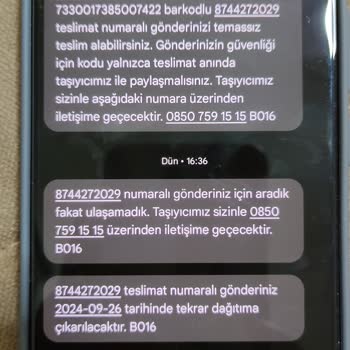 Trendyol Express Kargo Personel Şikayeti