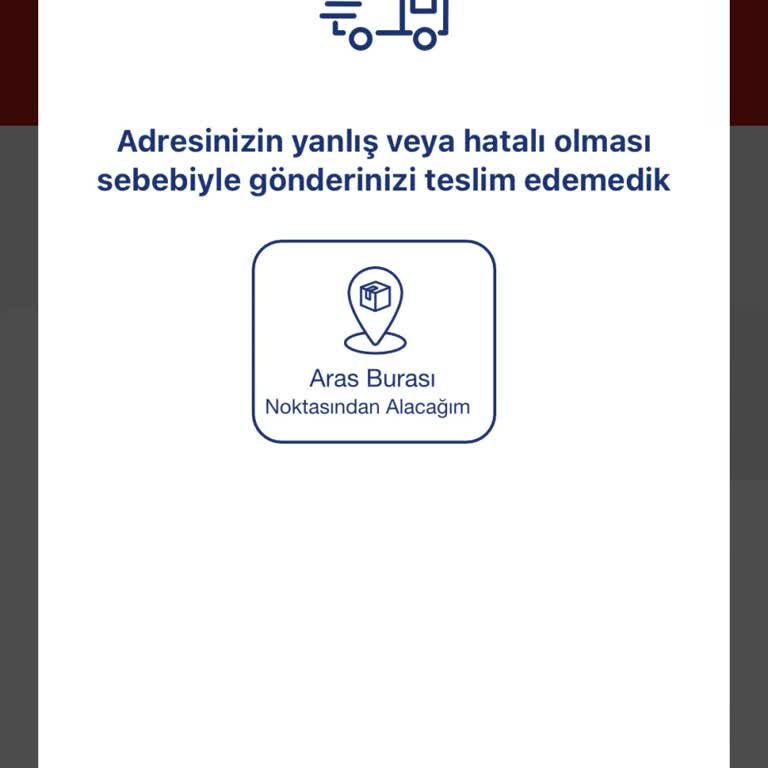 Aras Kargo Adres Yanlışmış Kargomu Ulaştıramamışlar (adres Falan Yanlış Değil)