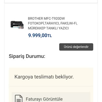 Vatan Bilgisayar Kargolanmayan Siparişin Sebebi