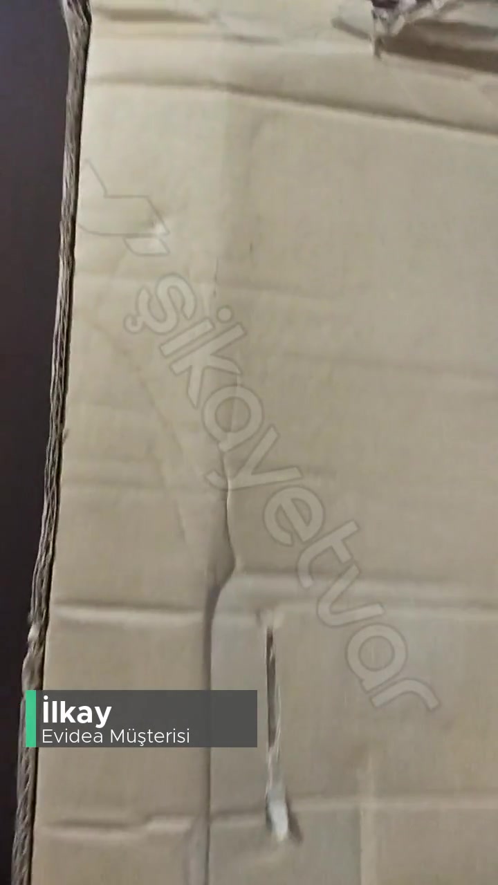 Evidea Kargo İle Gelen Kolim Hasar Görmüş Bir Şekilde Teslim Edildi! videonun kapak resmi