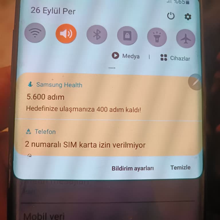 Samsung Telefon Sim Karta İzin Verilmiyor.