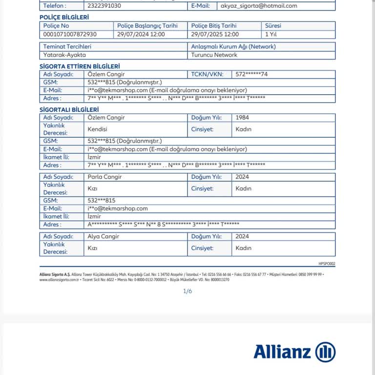 Alyans Sigorta Sigortanızı Yapıncaya Kadar Her Şey Okey Ama Maalesef
