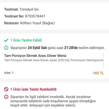 Trendyolgo Eksik Gelen Ürün Para İadesi Yapılmaması