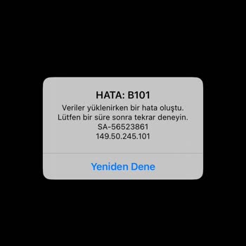 Veganet Tod TV 403 Hatası + Tod Mobil Uygulama Hata: B101