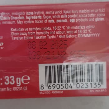 Ülker Napoliten Çikolata Bozuk Çıktı