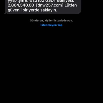 BTK Dnw257.com Bilinmeyen E-posta