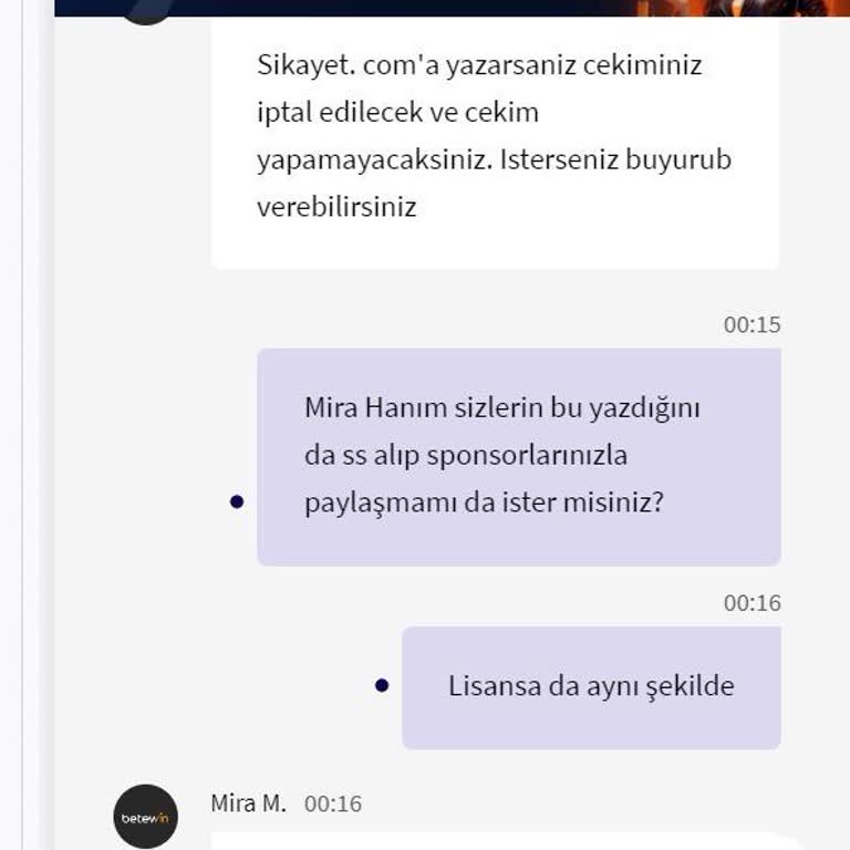 Betewin Çekim Talebim Sonuçlanmıyor