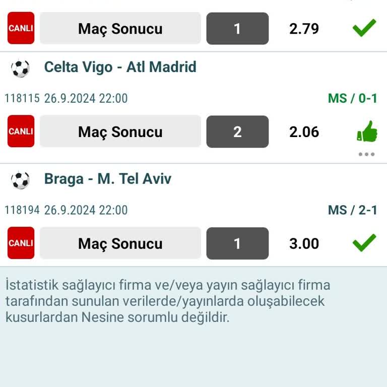 İddaa Da Tutan Kuponun Yeşil Tik Olmaması