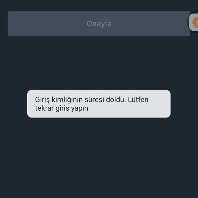 Binance TR Giriş Kimliği Süresi Problemi