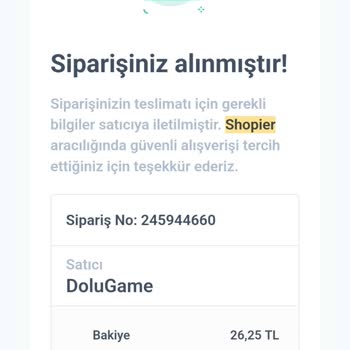 Shopier Para İadesi İstiyorum