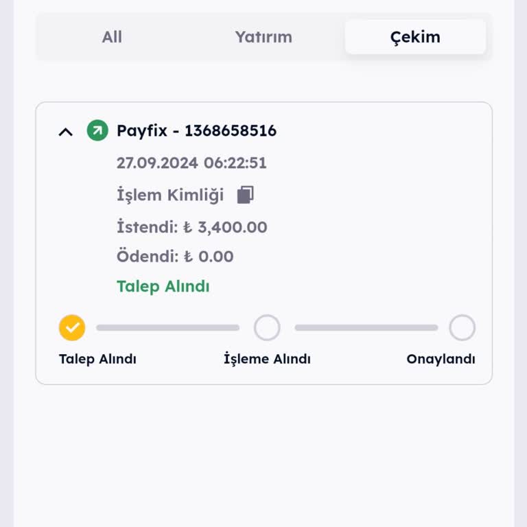 Betewin Çekim Talebi Ödemiyor