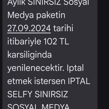 Türk Telekom Paket İptal Problemi