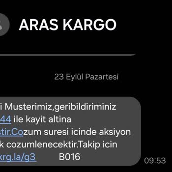 Aras Kargo 10 Gündür Kargomu Şubede Bekletiyor Ve Getirmiyor