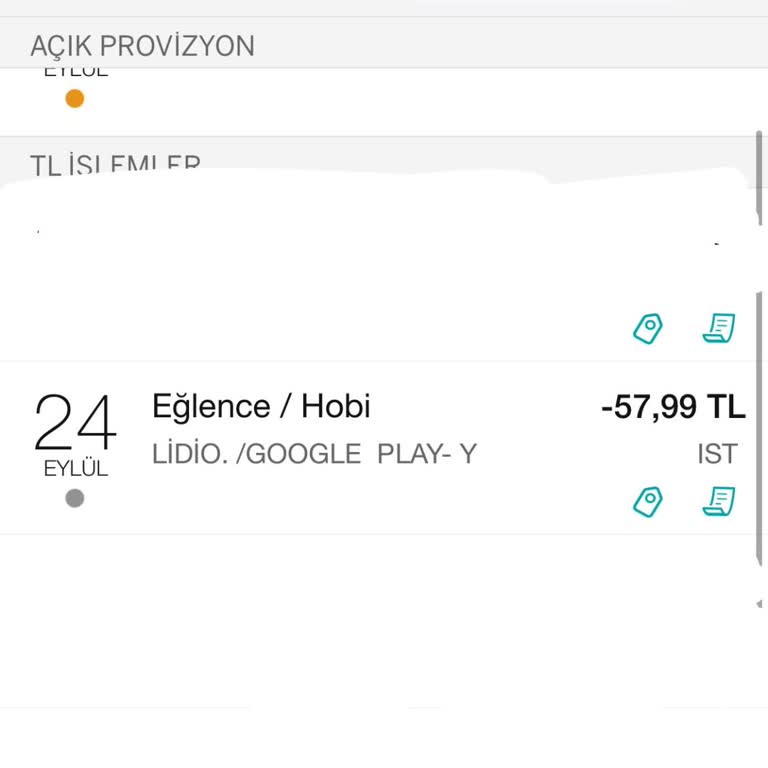 Lidio Haberim Olmadan Hesabımdan Para Çekti