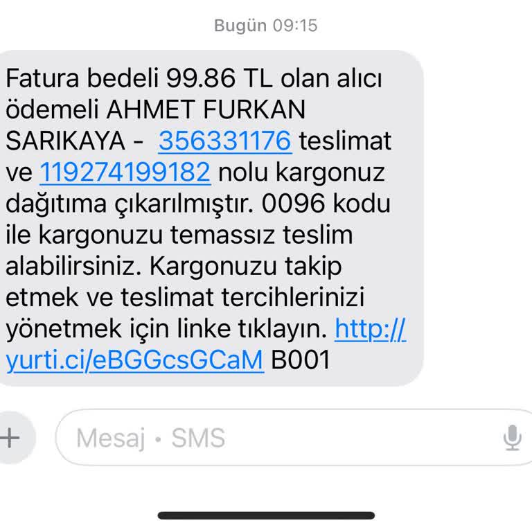 Yurtiçi Kargo Alıcı Ödemeli Kargo Sorumsuzluğu