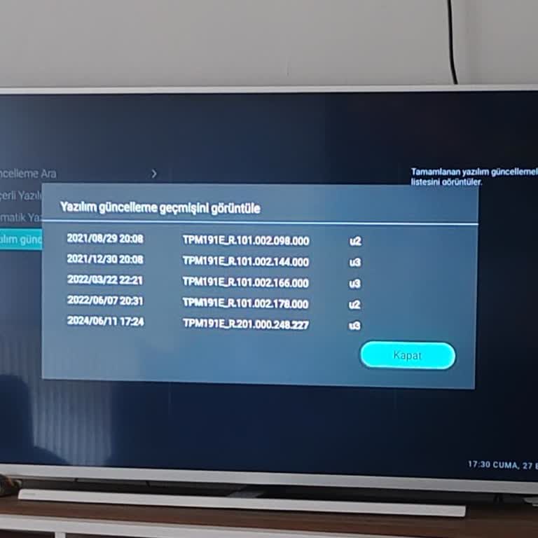 PHILIPS TV Canım Philips 50pus 7304 Son Güncelleme, Sonrası Facia