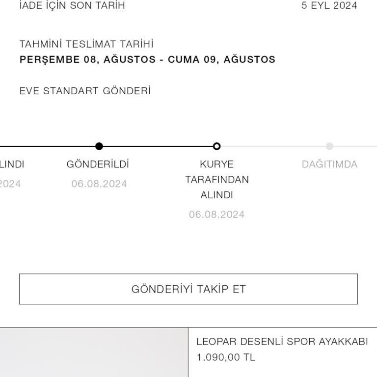 Zara Siparişimi 2 Aydır Göndermiyor