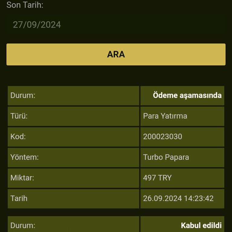 GrandPashaBet Yatırımım Site Hesabıma Düşmedi!