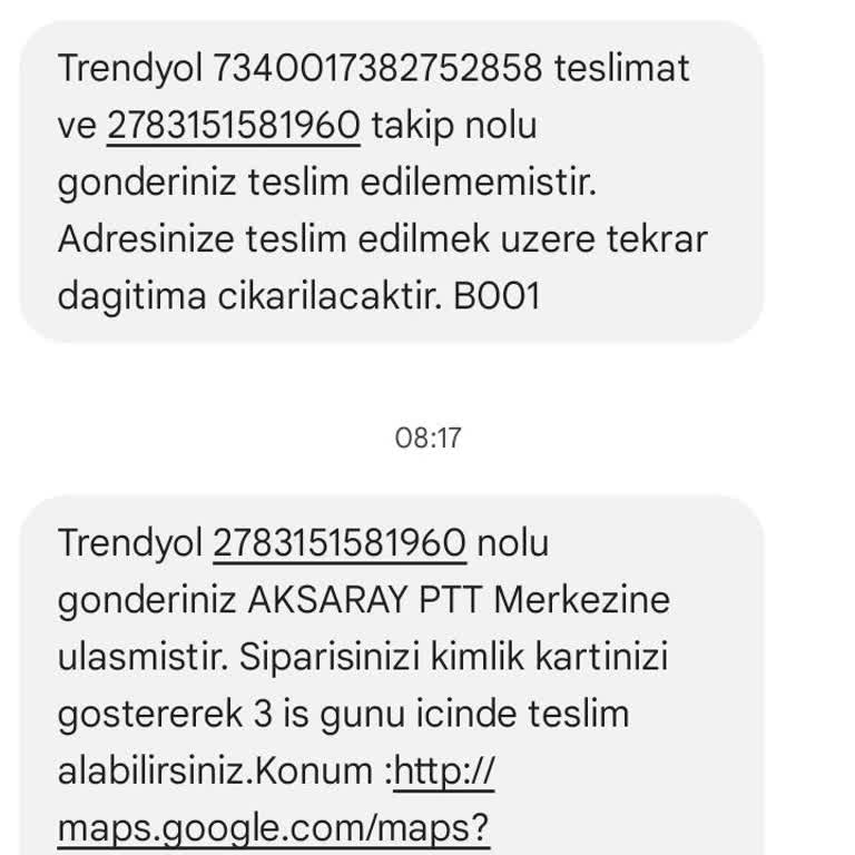 PTT Kargo Kargonun Teslim Edilmemesi