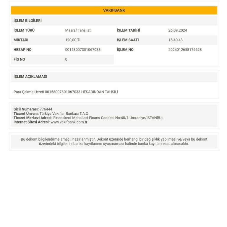 VakıfBank'ın İzinsiz Ve Habersiz Çalışan Emekçiden Para Kesmesi