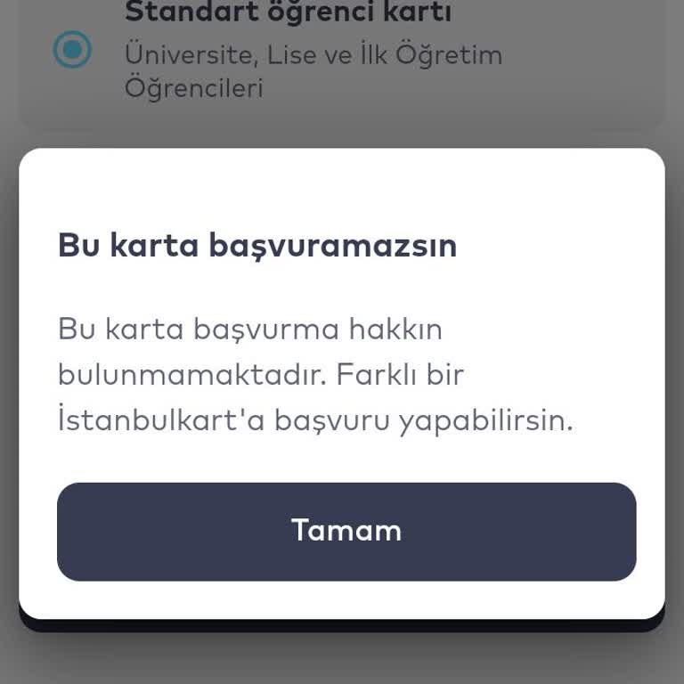 İstanbul Kart Başvuru