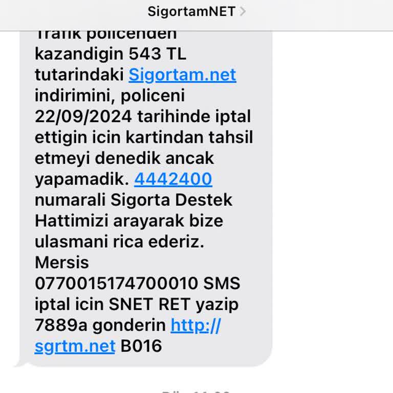 Sigortam Net Başarısızlığı Ulaşmak İmkansız