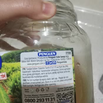 Penguen Gıda Penguen Turşu Kavanozda Cam Çıktı