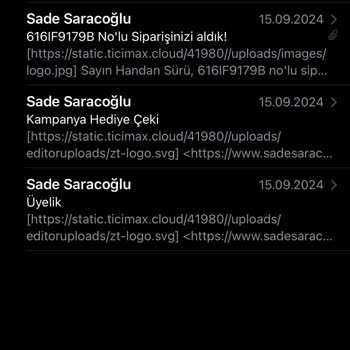 Sade Saraçoğlu Ürün Göndermiyor