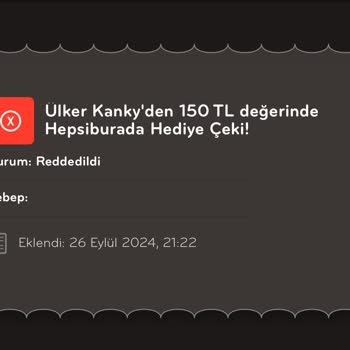 Çek Kazan Kanky Hepsiburada Çek Kampanyasına Yüklenen Görseli Sebepsiz Reddetti