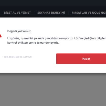 THY Online Bilet Değiştirme Sorunu Ve Primefly Aldatmacası