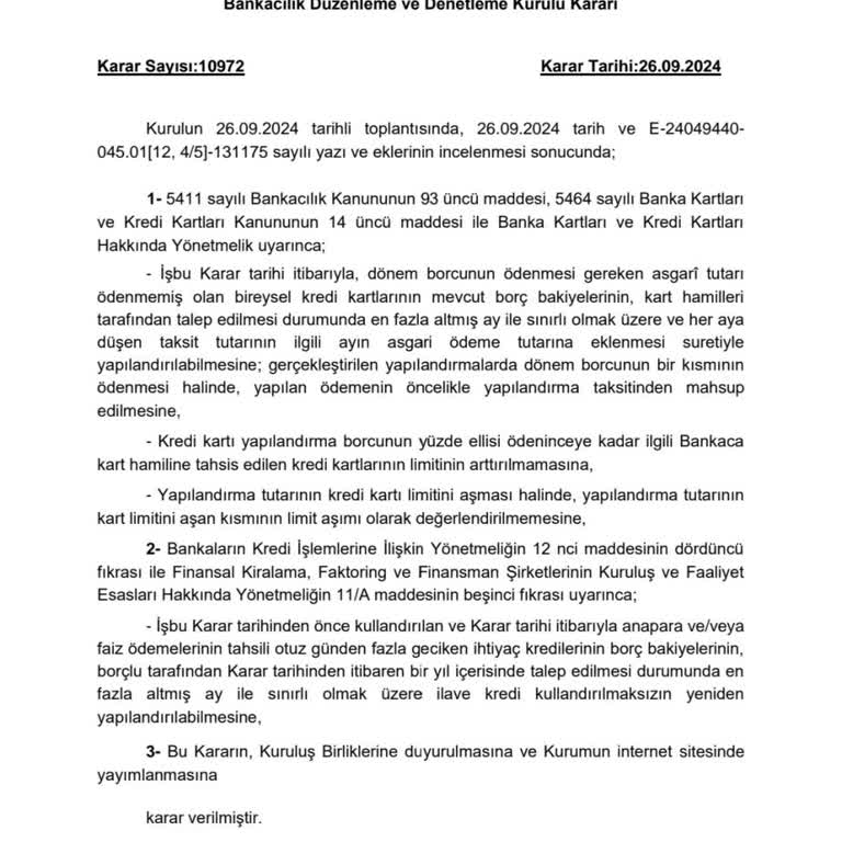 BDDK Kararına Rağmen Akbank Kredi Kartı Borcunu Yapılandırmıyor.