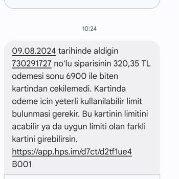 Hepsiburada Teslim Edilmeyen Ürünün Parası İsteniliyor