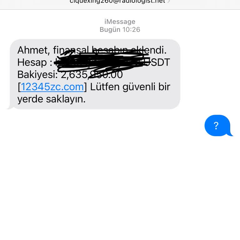 Tether Asılsız SMS Geliyor
