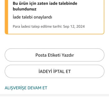 Amazon İade Garantisi Mağduriyeti