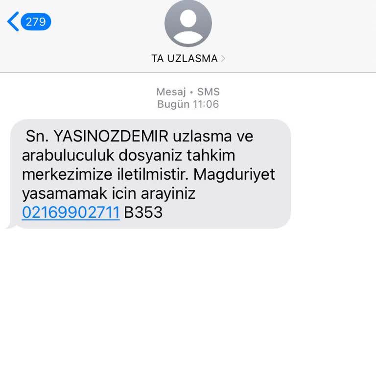 TA UZLASMA (SMS) Ta Uzlaşma (SMS)