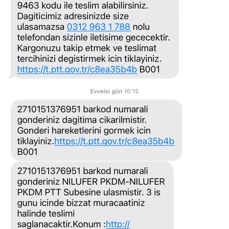 PTT Kargo (yine Aynı) Değişen Hiçbir Şey Olmamış